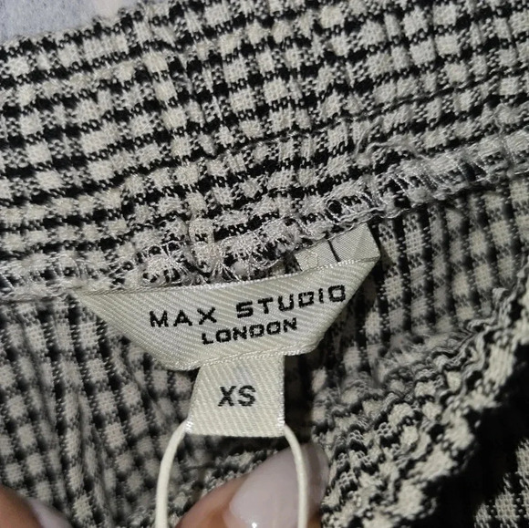 Max Studio London Checkered Maxi Skirt - Picture 4 of 7